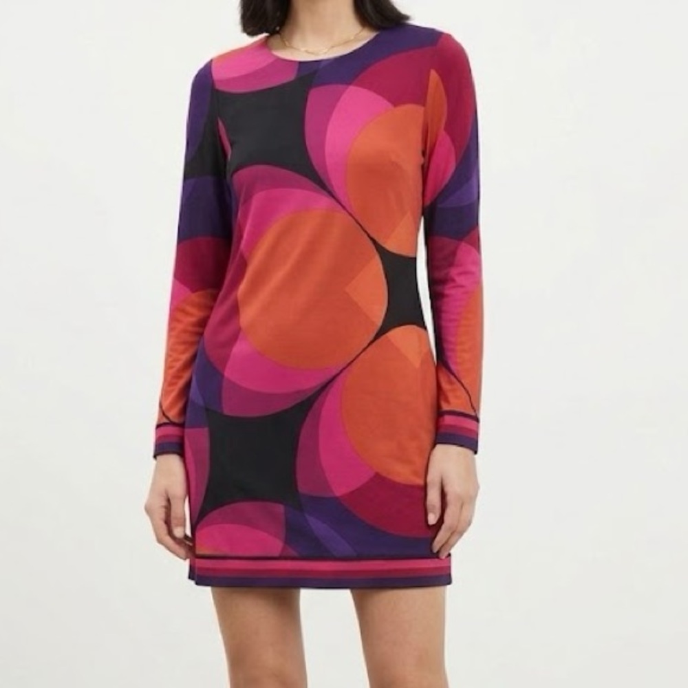 Trina Turk Geometric Colorful Mini Dress 4